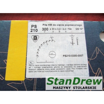 Globus 300 x 30 x 3,2 / 2,2 / 72z