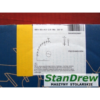Globus 400 x 30 x 4,0 / 2,8 / 88z