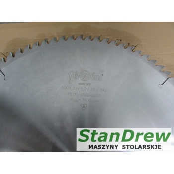 Tarcza Globus 500 x 30 x 5,0 / 3,6 / 84z
