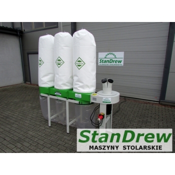 Odciąg trocin – 3 workowy FM300 S PLUS