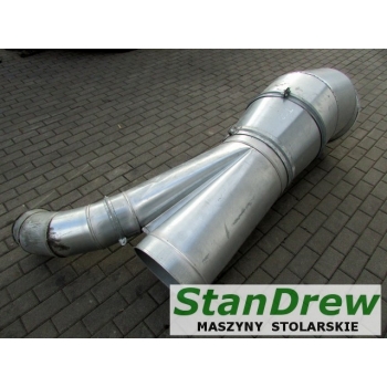 Trójnik T12 1x 510 mm, 1 x 350 i 220 mm
