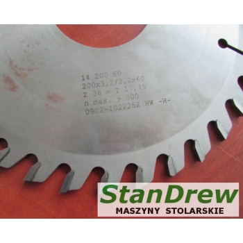 Tarcza AKE QUALITY 200 x 3,2 / 2,2 x 60 z36