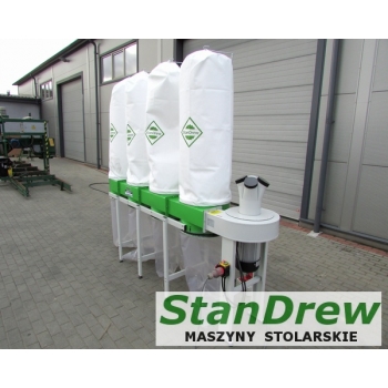 Odciąg trocin – 4 workowy PERFECT FM300S-1 / 6800 m3/h
