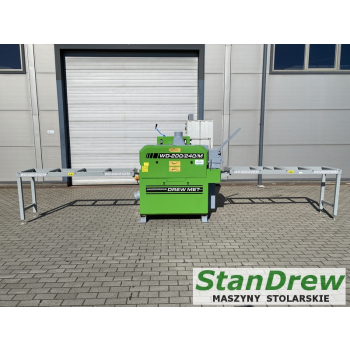 WIELOPIŁA Dwu wałowa DrewMET WD-200/240/M 2x22kW