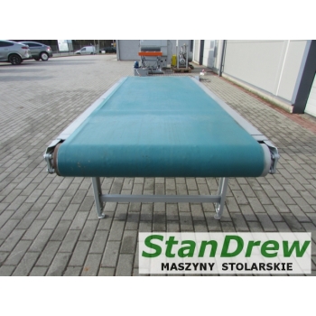 Stół podawczy, odbiorczy, taśmowy transporter 230x80 z napędem
