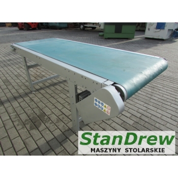 Stół podawczy, odbiorczy, taśmowy transporter 230x80 z napędem