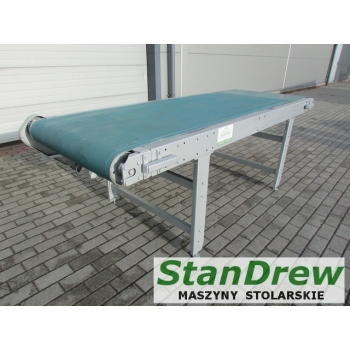 Stół podawczy, odbiorczy, taśmowy transporter 230x80 z napędem