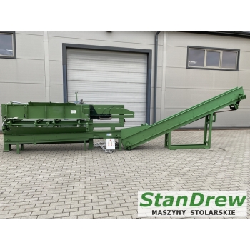 Pilarka formatówka dwupiłowa z magazynkiem Dwu piła do palet