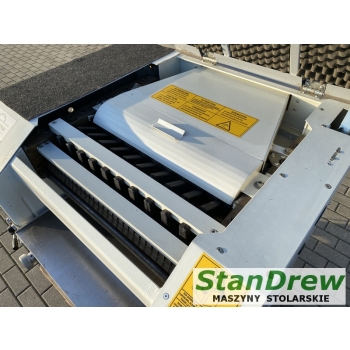 Grubościówka Strugarka SICAR 520 , wys. 295mm, dwa wały gładkie odbiorcze, 5,5kw