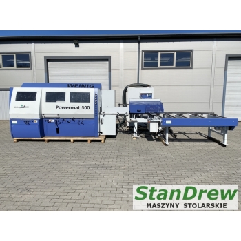Strugarka czterostronna Weinig Powermat 500 + Stół podawczy Weinig High Mech