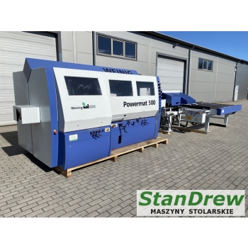 Strugarka czterostronna Weinig Powermat 500 + Stół podawczy Weinig High Mech
