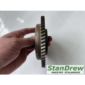 Koło Rolka metalowa zębata do strugarki czterostronnej 140x8,5x30 nr 78