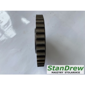 Koło Rolka metalowa zębata do strugarki czterostronnej 135x18,5x30 nr 88