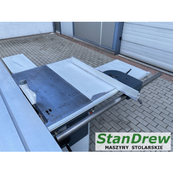 Blat z prawej strony wraz z ogranicznikiem w pile formatowej Felder K 500S