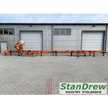 Trak taśmowy Wood-Mizer LT 70 z hydrauliką i korowarką 13m