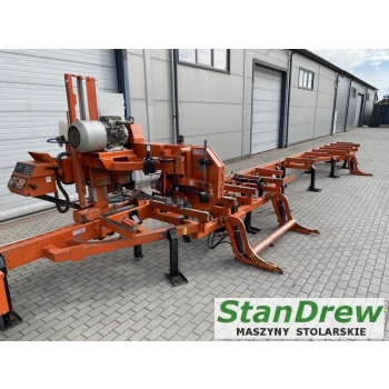 Trak taśmowy Wood-Mizer LT 70 z hydrauliką i korowarką 13m