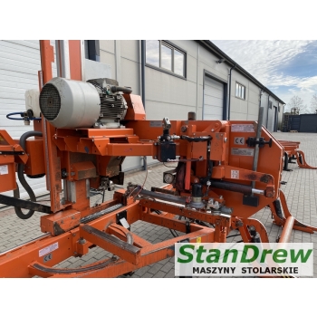 Trak taśmowy Wood-Mizer LT 70 z hydrauliką i korowarką 13m