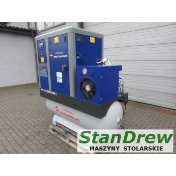 Kompresor śrubowy APS 15 Combi Dry X 10 bar 15 KM/11 kW 1410 l/min 500 l