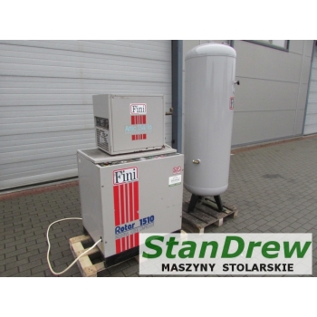 Sprężarka śrubowa FINI Rotar 1510 z osuszaczem 500 l