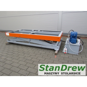 Stół nożycowy hydrauliczny podnoszący, podnośnik VEB