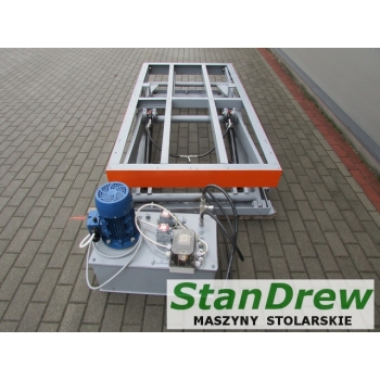 Stół nożycowy hydrauliczny podnoszący, podnośnik VEB