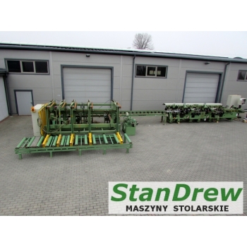Strugarka Weinig Hydromat H22B z System podawania i odbioru sztaplowania
