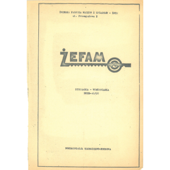DTR Wieloczynnościowa Żefam DSZB - 40/50