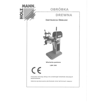 DTR wiertarka pozioma Holzmann LBM 290