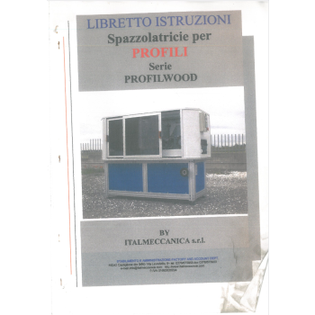 DTR Szlifierka / szczotkarka 4-głowicowa Italmeccanica POLYWOOD, PROFILWOOD 4P