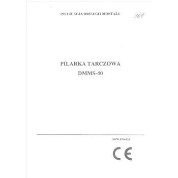 DTR piła tarczowa Rema DMMS-40