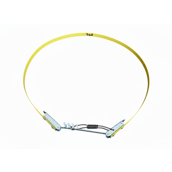 Opaska z klamrą zaciskową do mocowania worków oraz filtrów - 360 mm