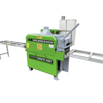 WIELOPIŁA Dwu wałowa DrewMET WD-200/240/M 2x22kW