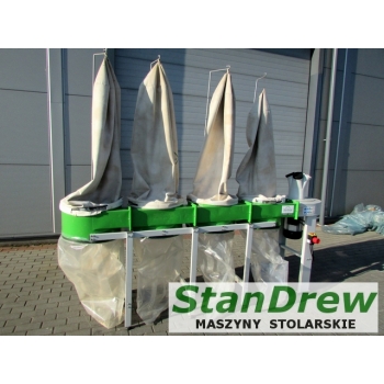 Odciąg trocin – 4 workowy PERFECT FM300S-1 / 6800 m3/h