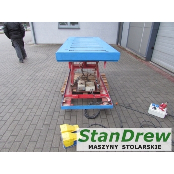 Stół nożycowy hydrauliczny podnoszący, podnośnik