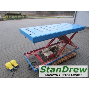 Stół nożycowy hydrauliczny podnoszący, podnośnik