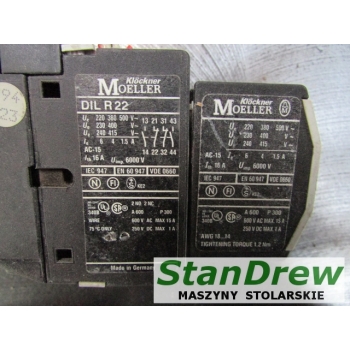 Stycznik + styk pomocniczy MOELLER DIL R22 + 22DIL