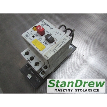 Podstawa z Wyłącznik silnikowy + styk pomocniczy MOELLER PKZM 1-1,0 + NHI 11