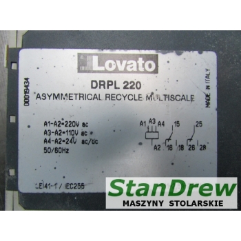 Przekaźnik czasowy LOVATO DRPL 220
