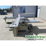 Piła formatowa REMA DMMD-40/340 prowadzenie wózka na prętach stalowych