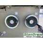 Piła formatowa REMA DMMD-40/340 prowadzenie wózka na prętach stalowych